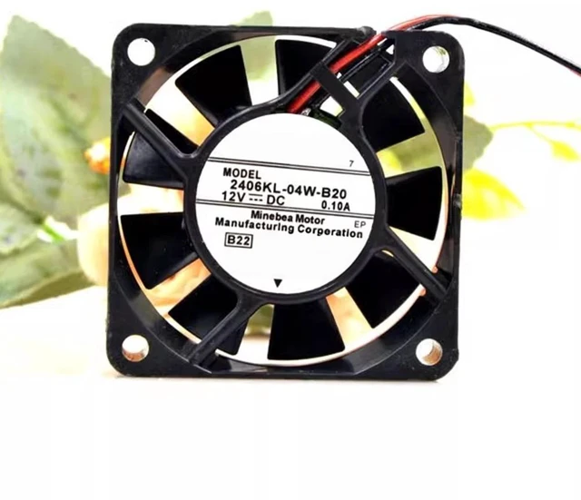 Main image of 2406KL-04W-B20 60mm 6015 60x60x15mm DC12V 0.10A CPU Mute Cooler Cooling Fan