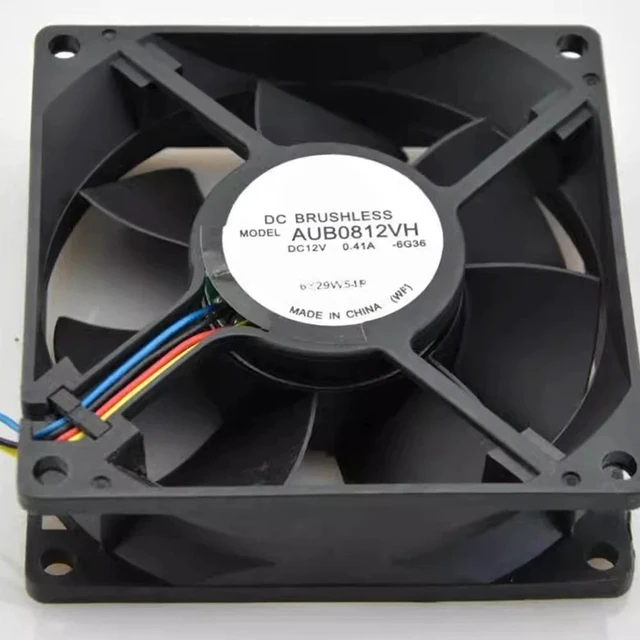 Main image of AUB0812VH 80mm 80x80x25mm DC12V 0.41A PWM Intelligent Temperature Control Chassis Cooling Fan