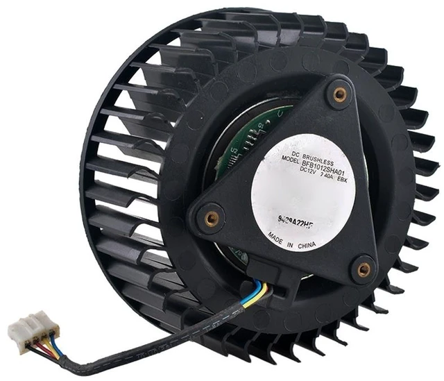 Main image of BFB1012SHA01 75mm Diameter DC12V 2.40A 4Pin Turbofan Cooling Fan for RX Vega 56/64 RTX5000 Graphics Card