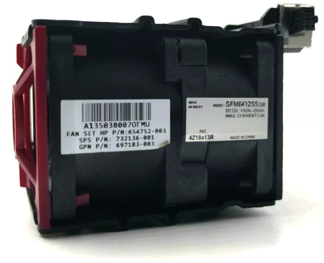 Main image of GFM0412SS Cooling Fan for ProLiant DL360P DL360E G8 Fan Module 654752-002 667882-001 697183-002 697183-001