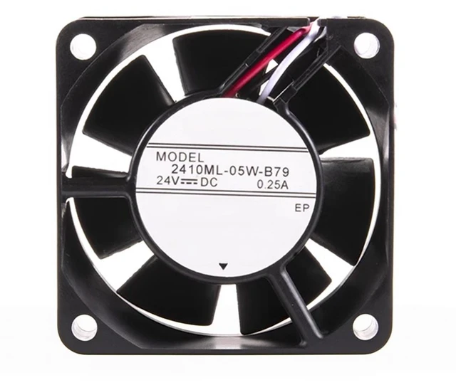 Main image of 2410ML-05W-B79 DC24V 0.25A 6800RPM 3Wires Alarm Cooling Fan 6025 60x60x25mm