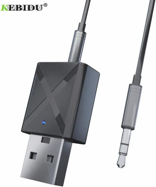 Alt view image 2 of 4 - Kebidu-receptor inalámbrico con Bluetooth V5.0, transmisor de Audio y música, adaptador estéreo Dongle para TV, PC, audífonos con Altavoz Bluetooth