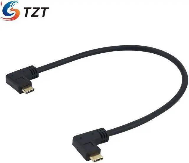 Main image of Cable de datos USB 3,1 tipo C, interfaz Dual de 90 °, conectores para SSD portátil Samsung T5, BMPCC4K/6K