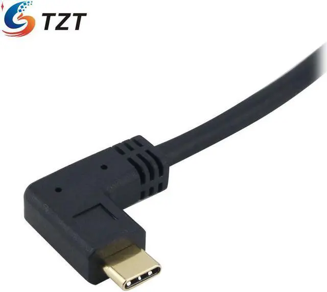 Alt view image 4 of 5 - Cable de datos USB 3,1 tipo C, interfaz Dual de 90 °, conectores para SSD portátil Samsung T5, BMPCC4K/6K