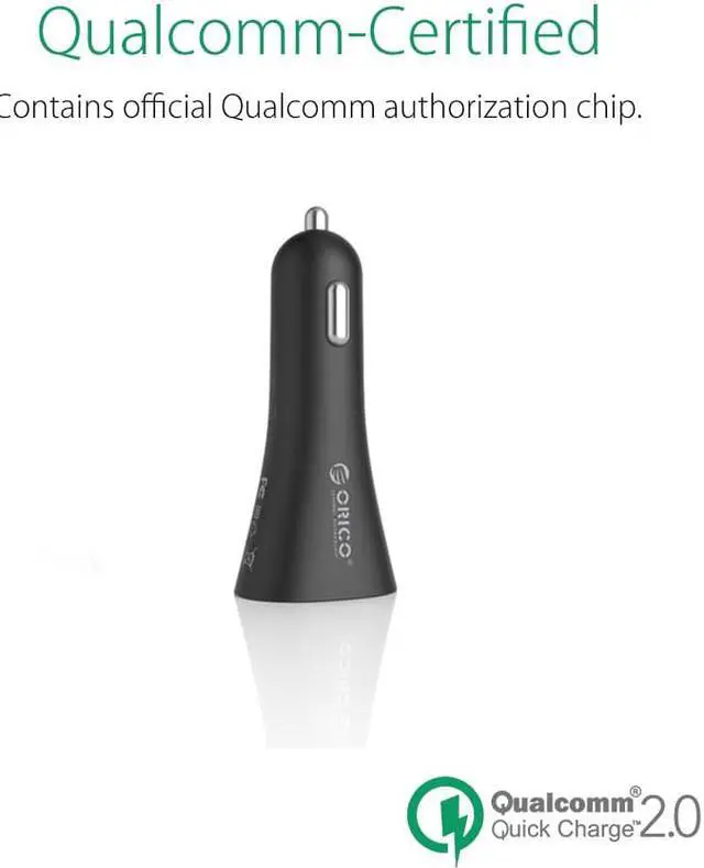 Alt view image 3 of 5 - cargador de coche QC2.0 con puerto Dual USB, dispositivo de carga inteligente Universal para Xiaomi, Huawei, Samsung y iPhone