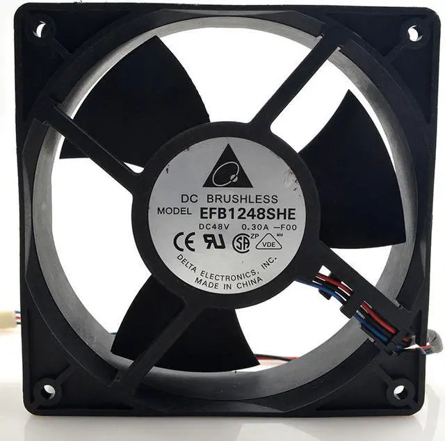 Main image of EFB1248SHE-F00 48V 0.30A 12038 12CM speed cooling fan