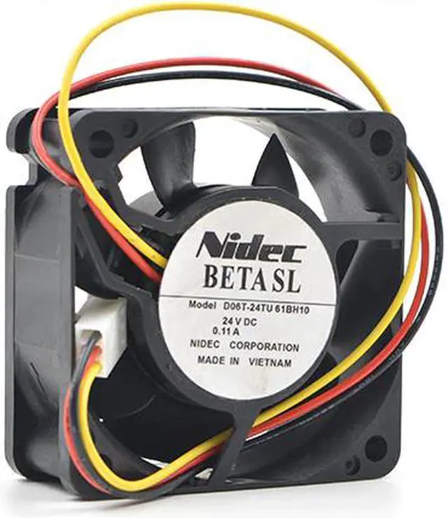 Main image of 24V 0.11A 6CM D06T-24TU 61BH10 6025 Inverter Cooling Fan