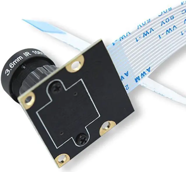 Alt view image 4 of 5 - Camera Module 1080P 5 Million Pixels 1.8 Aperture 75° Wide Angle OV5647 Chip for Raspberry Pi 2/4/3B+