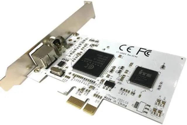 Main image of PCI-E Expansion Card PCIE to AV Surveillance HD 640X480 Resolution Video Capture Card Built-in CX23881 Chip
