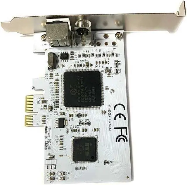 Alt view image 2 of 5 - PCI-E Expansion Card PCIE to AV Surveillance HD 640X480 Resolution Video Capture Card Built-in CX23881 Chip