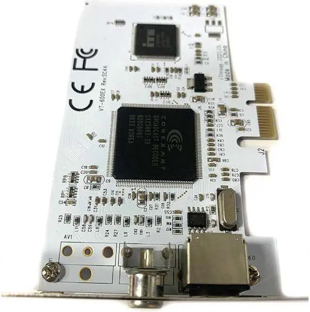 Alt view image 3 of 5 - PCI-E Expansion Card PCIE to AV Surveillance HD 640X480 Resolution Video Capture Card Built-in CX23881 Chip