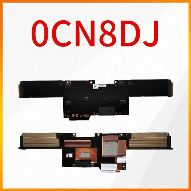 Main image of CN8DJ 0CN8DJ Heatsink Suitable For Dell XPS 17 9700 P5750 Cooling Copper Tube Radiator