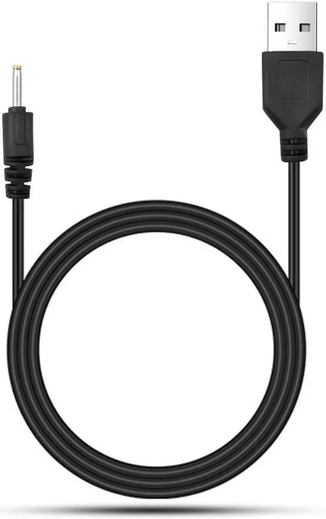 Main image of Adaptador de Cable de alimentación USB CC, enchufe de cargador para tableta, 5V, 2A, CA, USB a 2,5mm