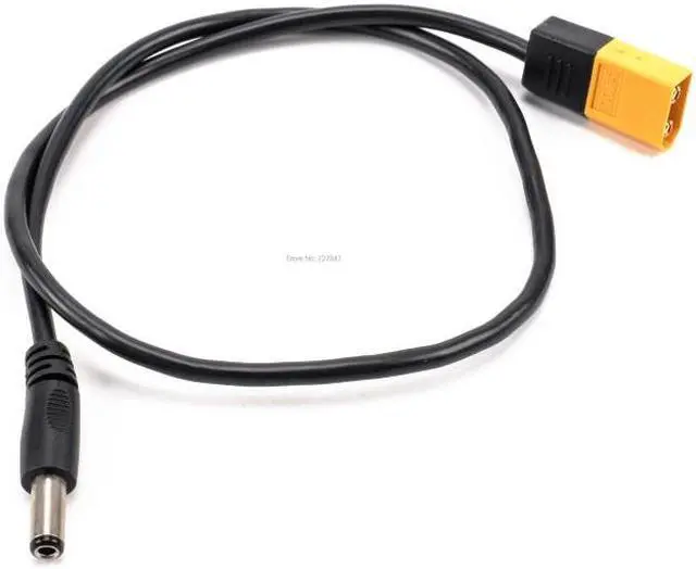 Alt view image 4 of 4 - Conector macho tipo bala XT60 a macho DC DC5525, adaptador de Cable de alimentación de 5,5x2,5mm para adaptador TS100, adaptador de Cable electrónico