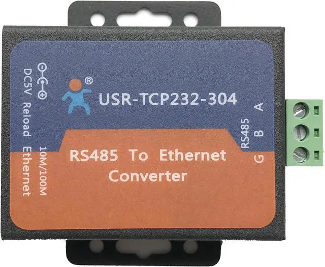 Main image of USR-TCP232-304 Serial RS485 to TCP/IP Ethernet Server Converter Module with Built-in Webpage DHCP/DNS Supported