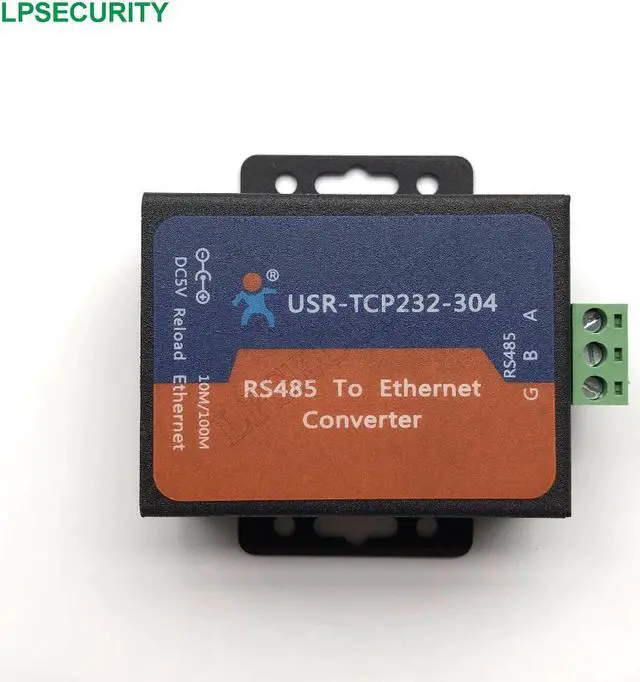 Alt view image 2 of 4 - USR-TCP232-304 Serial RS485 to TCP/IP Ethernet Server Converter Module with Built-in Webpage DHCP/DNS Supported