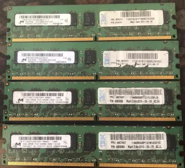 Main image of For DDR2 2G 667 800 pure ecc PC2-6400E workstation desktop server memory bar
