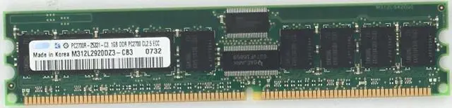 Main image of For  M312L2920DZ3-CB3 1GB DDR PC2700R-25331-C3 ECC server memory