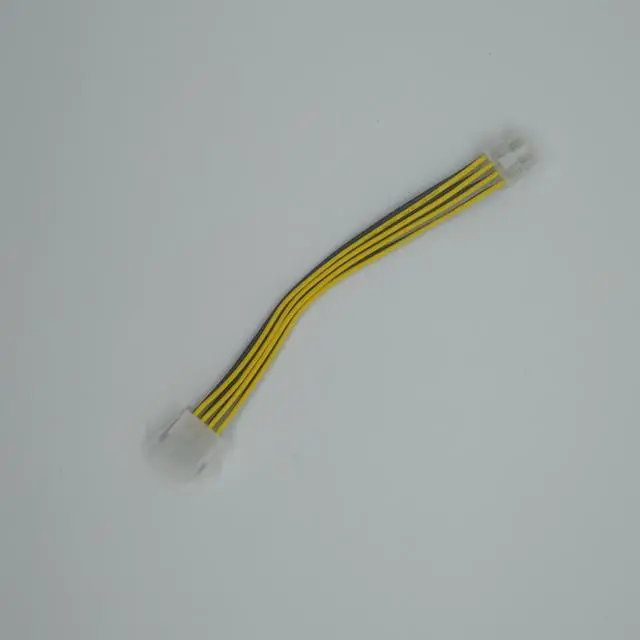 Alt view image 2 of 4 - 18CM power supply cable ATX 12V 8 pin male to 8pin female desktop computer CPU P8 extension cable cord PSU connector cord