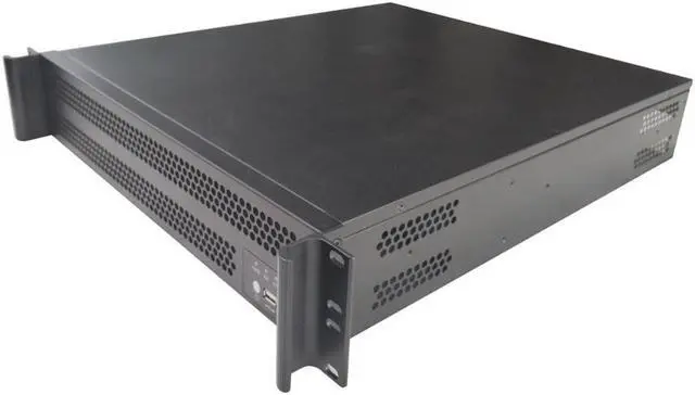 Alt view image 2 of 5 - 2U industrial equipment case 19 inches rack-mount monitoring server chassis S2490 support multiple power supply 490MM