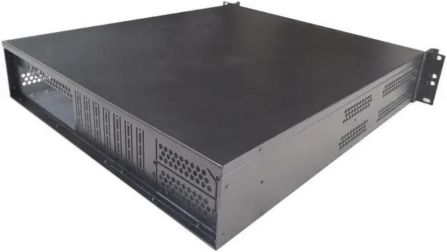 Alt view image 3 of 5 - 2U industrial equipment case 19 inches rack-mount monitoring server chassis S2490 support multiple power supply 490MM