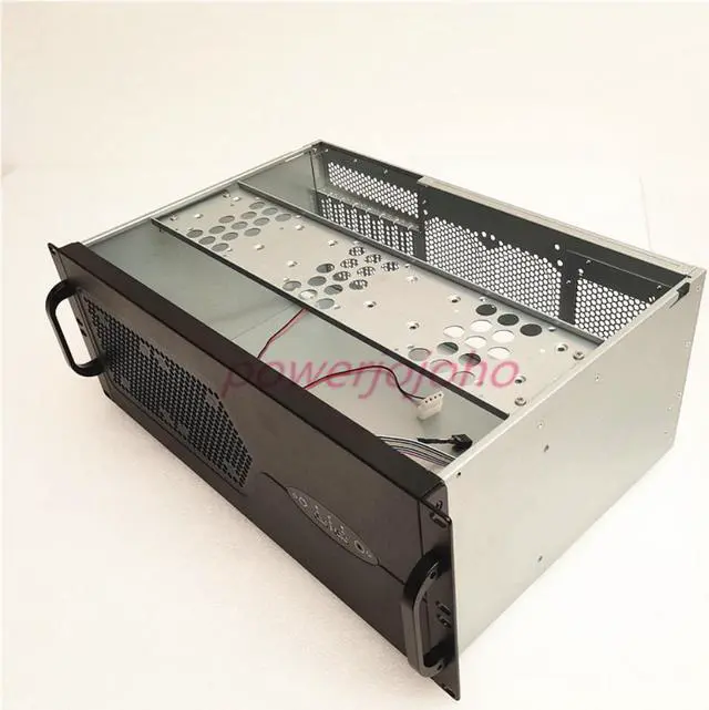 Alt view image 4 of 4 - 19 inches rack-mount server chassis TP4U300 4U industrial computer case support ATX motherboard 300MM depth