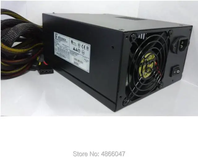 Alt view image 4 of 5 - high-efficiency industril server rated 600W ATX power supply desktop computer case PSU ATX0260FA active PFC 100V-240V