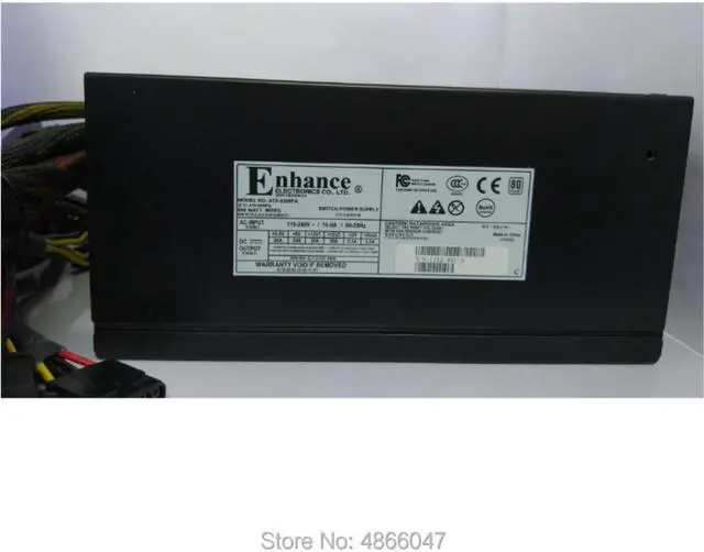 Alt view image 5 of 5 - high-efficiency industril server rated 600W ATX power supply desktop computer case PSU ATX0260FA active PFC 100V-240V