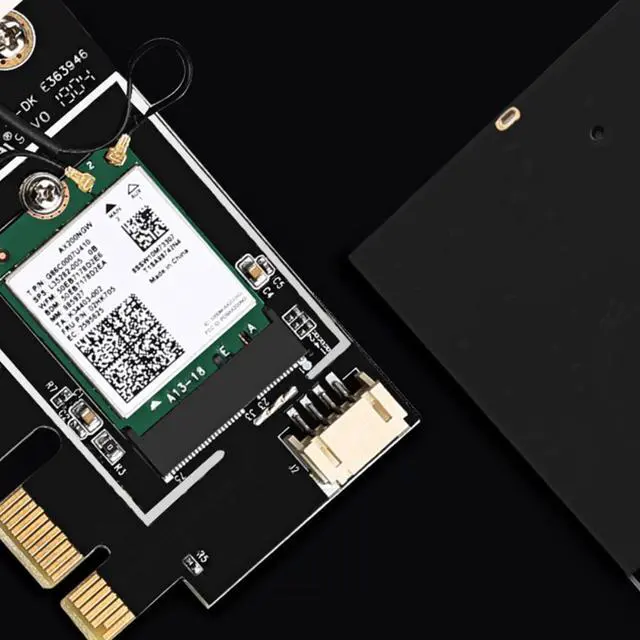 Alt view image 4 of 4 - AX200 Network Card WiFi6 Dual Band 5G/2.4G 3000Mbps Bluetooth 5.0 802.11.Ax/Ac For Windows 10