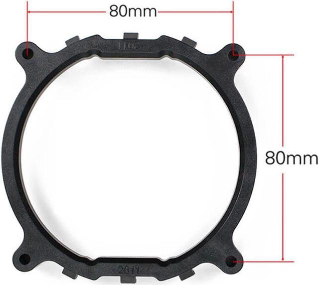 Alt view image 3 of 4 - Heatsink Base Support Cooler Fan Bracket Mount Computer Mini Holder with Screws Motherboard Stand Desktop CPU Round for