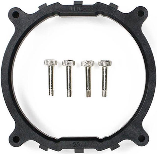 Alt view image 4 of 4 - Heatsink Base Support Cooler Fan Bracket Mount Computer Mini Holder with Screws Motherboard Stand Desktop CPU Round for