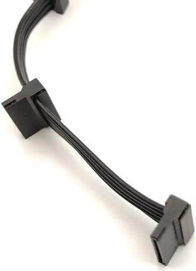 Alt view image 3 of 4 - 15Pin SATA Power Supply Splitter Cable Hard Drive 1 Male to 5 Female Extension Power Cord for DIY PC Sever