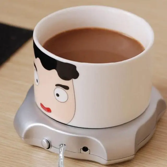 Main image of Caneca aquecedora usb, xícara de chá e café com 4 portas usb aquecedor para pc notebook chocolate 88 qjy99