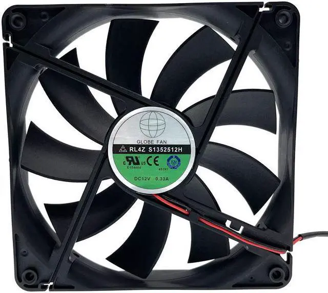 Alt view image 2 of 2 - 135mm PSU Cooling Fan RL4Z S1352512H 12V 0.33A 13.5CM Chassis Power Supply Cooling Fan 135x135x25mm Cooler