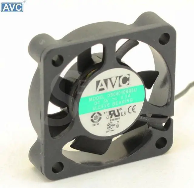 Main image of For AVC DS04010B05U 4010 4cm 4*4*1CM 40*40*10MM  5V 0.3A 2-pin server inverter cooling fans