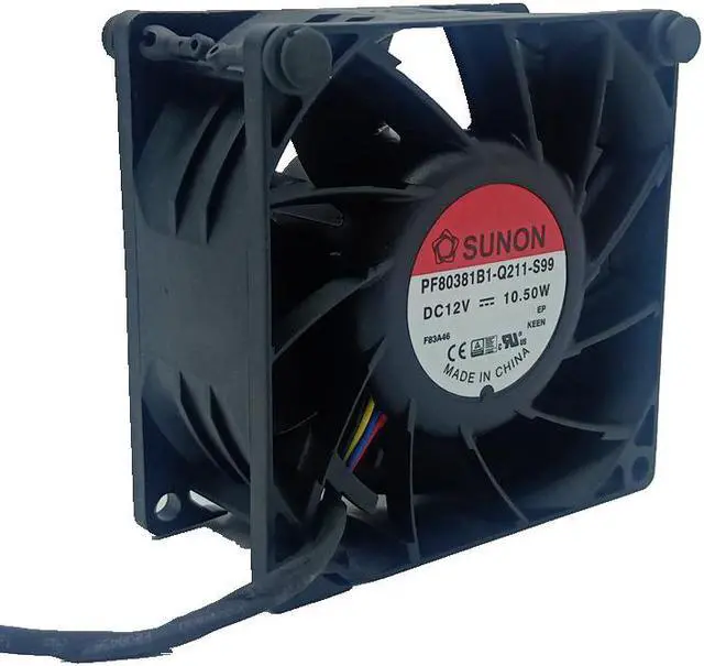 Main image of PF80381B1-Q211-S99 For SUNON 8038 12v 10.5W 4Pin PWM Speed control Cooling Fan  8cm 7400RPM high speed