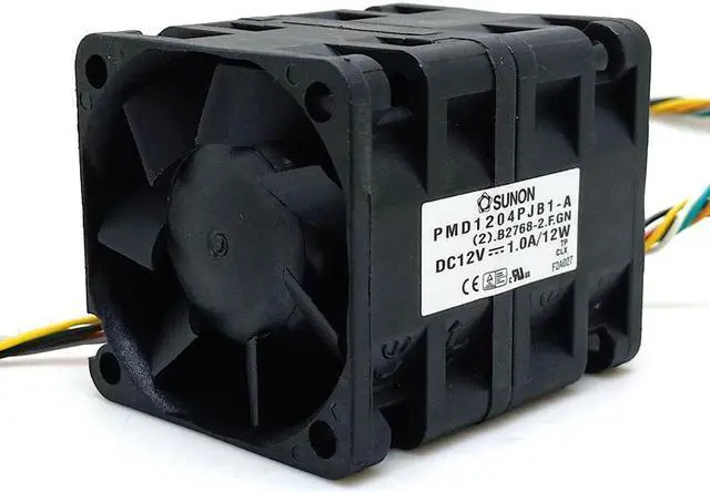 Alt view image 2 of 6 - For Sunon PMD1204PJB1-A 4cm 4048 40x40x48mm 12V 1.0A 12W server powerful cooling fan