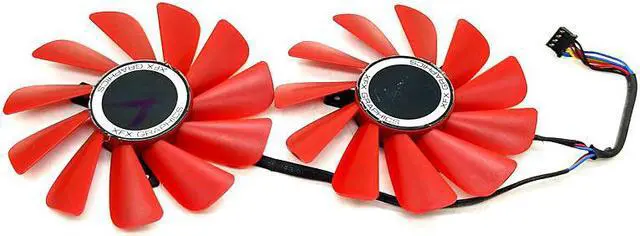 Alt view image 2 of 6 - 85MM FDC10U12S9-C 0.45AMP 4Pin Cooler Fan Replacement For XFX RX 560D RX 570 RX 580 RX Vega Graphics Video Card Cooling Fans