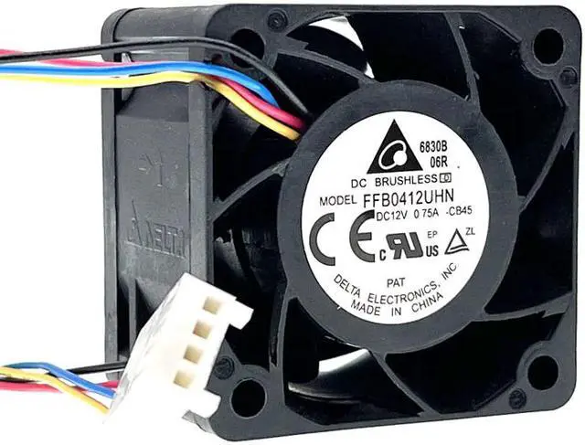 Main image of 40mm 12V High Speed Powerful PWM Cooling Fan for DELTA FFB0412UHN 4cm 4028 0.75A 14000RPM Axial Computer PC Server Fan