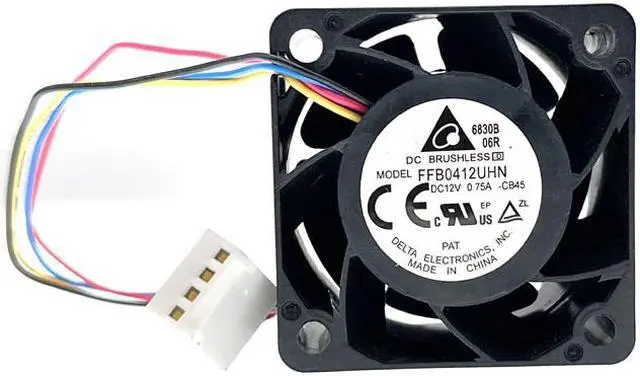 Alt view image 2 of 2 - 40mm 12V High Speed Powerful PWM Cooling Fan for DELTA FFB0412UHN 4cm 4028 0.75A 14000RPM Axial Computer PC Server Fan
