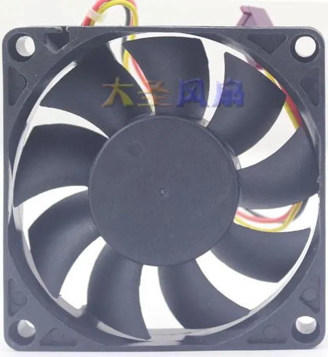 Alt view image 2 of 4 - For everflow R127015BU DC 12V 0.30Amp 7015 7CM computer pc chassis Cooling Fan