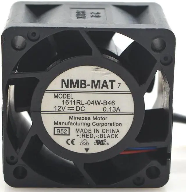 Main image of 1611RL-04W-B46 For NMB 40X28mm DC 12V 0.13A 4cm 4028 Server cooling Fan