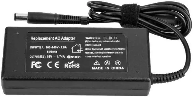 Main image of KWOKKER Power Supply 19V 4.74A 7.5x5.0mm AC Adapter Charger For hp Laptop G4 DV3 DV4 DV5 DM4 6515B 8710P NC2400 NX6115