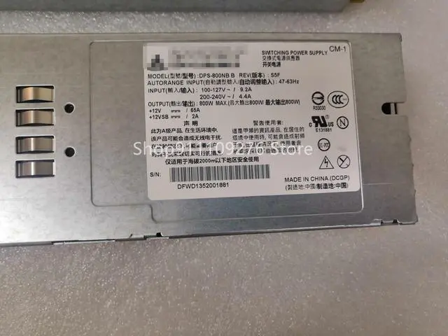 Alt view image 3 of 3 - PSU for Delta DPS-800NB B server power supply MAX 800w