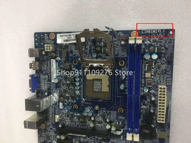 Alt view image 4 of 4 - Motherboard for Lenovo H61H2-LM3 V:1.1  CIH61MI V1.1  LGA 1155 DDR3