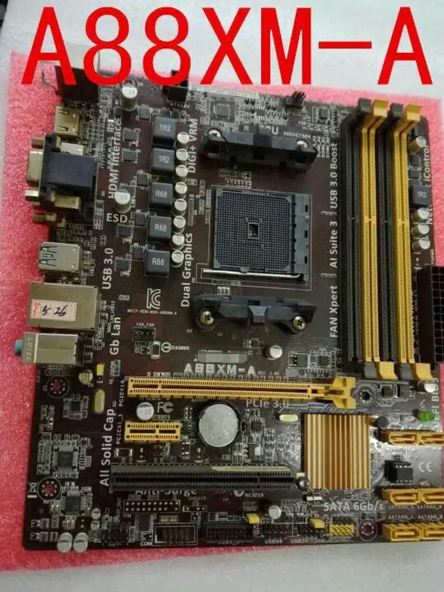 Alt view image 2 of 2 - A88XM-A for ASUS FM2/FM2+ DDR3 Desktop Motherboard