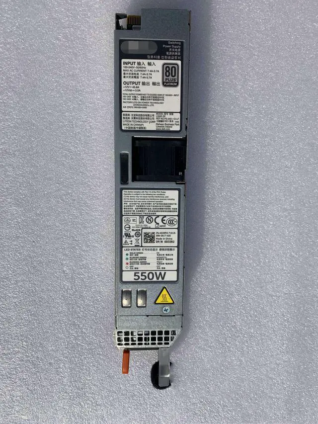 Alt view image 4 of 4 - D550E-S0 L550E-S0 for DELL R320 R420 server 550W power supply