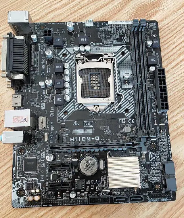 Alt view image 2 of 3 - H110M-D for ASUS 1151 DDR4 Desktop Motherboard