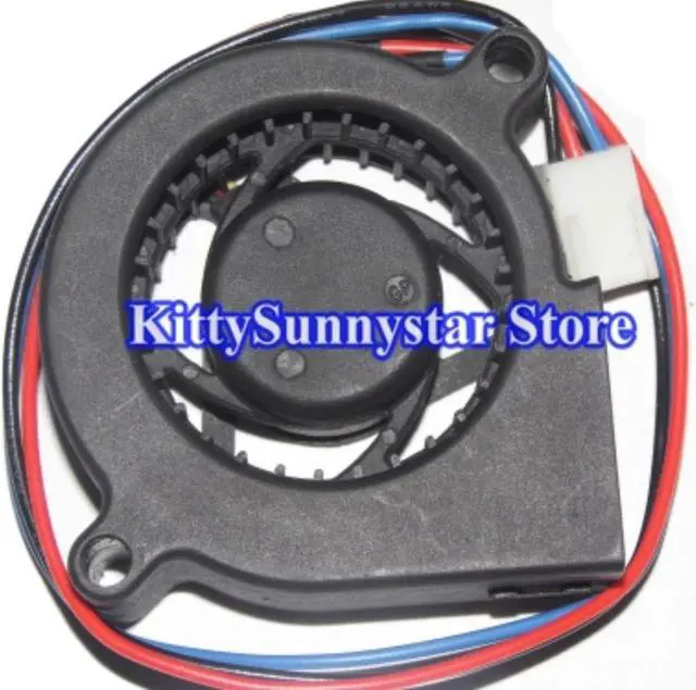 Alt view image 4 of 4 - 50x50x20MM  D50BM-12B (M-309) 12V 0.12A 3Wires  5CM DC Blower Fan