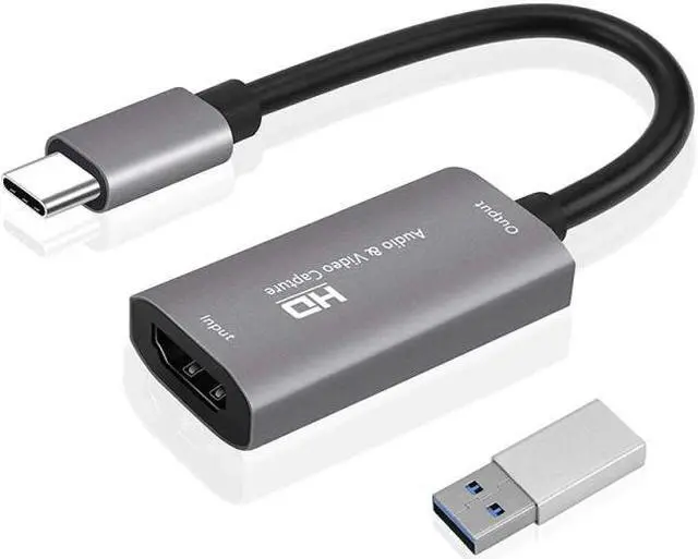 Main image of Placa de captura de vídeo, placa de captura de vídeo de áudio hd para usb para captura de alta definição, gravação de ensino